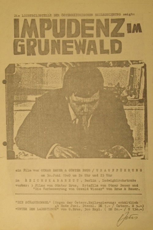 Movie poster for Impudence in Grunewald (1969)