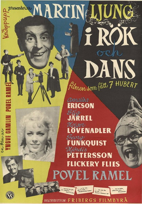 Movie poster for I rök och dans (1954)