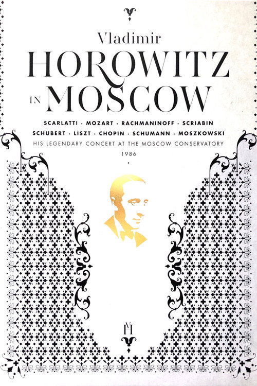 Movie poster for Horowitz in Moscow (1986)