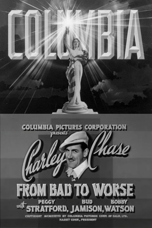 Movie poster for From Bad to Worse (1937)