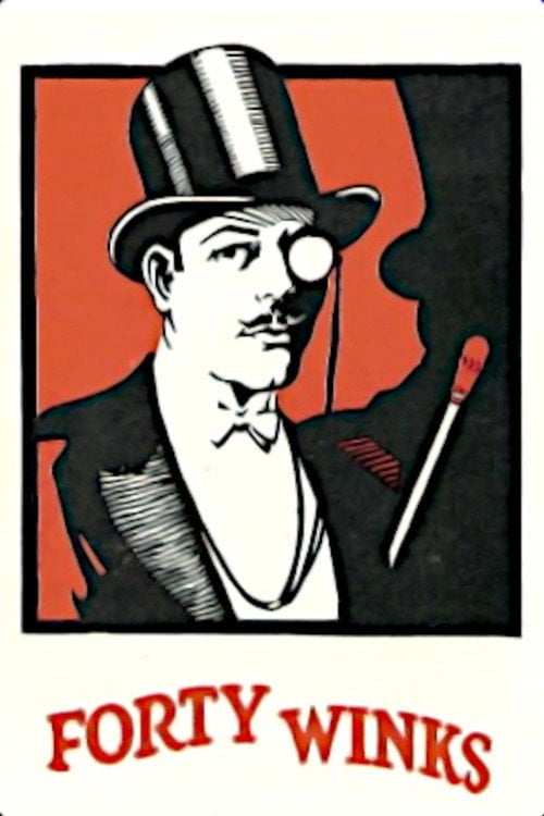 Movie poster for Forty Winks (1925)