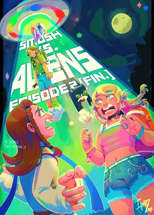 Movie poster for Smosh vs Aliens: The Movie (2025)