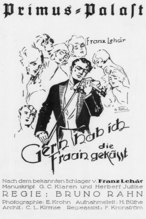 Movie poster for Gern hab' ich die Frauen geküßt (1926)