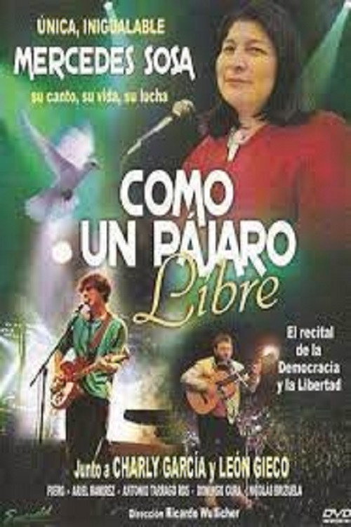 Movie poster for Mercedes Sosa: como un pájaro libre (1983)
