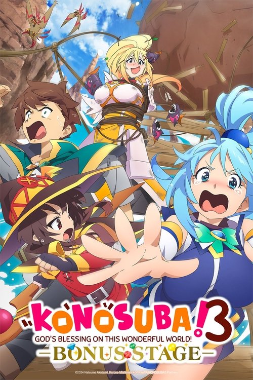 Movie poster for Konosuba: God's Blessing on This Wonderful World! 3: Bonus Stage (2025)