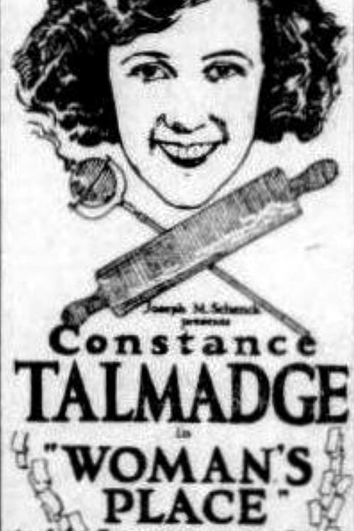 Movie poster for Woman's Place (1921)