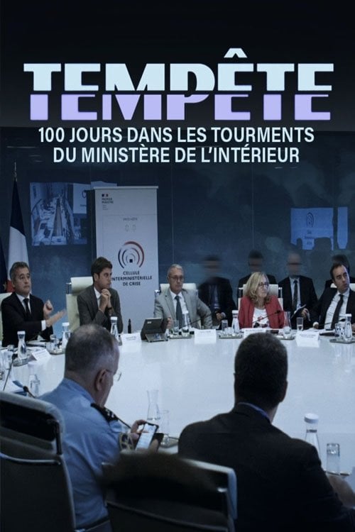 Series poster for Tempête : 100 jours dans les tourments du ministère de l'Intérieur (2025)