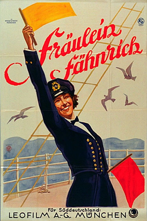 Movie poster for Fräulein Fähnrich (1929)