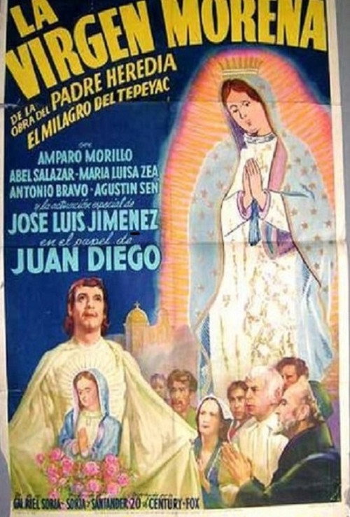 Movie poster for La virgen morena (1942)