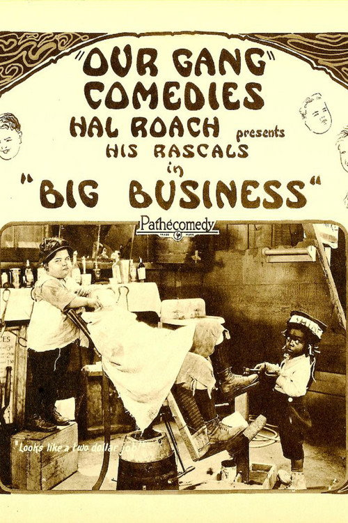 Movie poster for Big Business (1924)