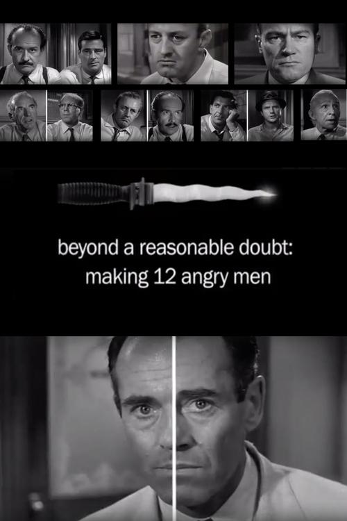 Movie poster for Beyond a Reasonable Doubt: Making '12 Angry Men' (2008)