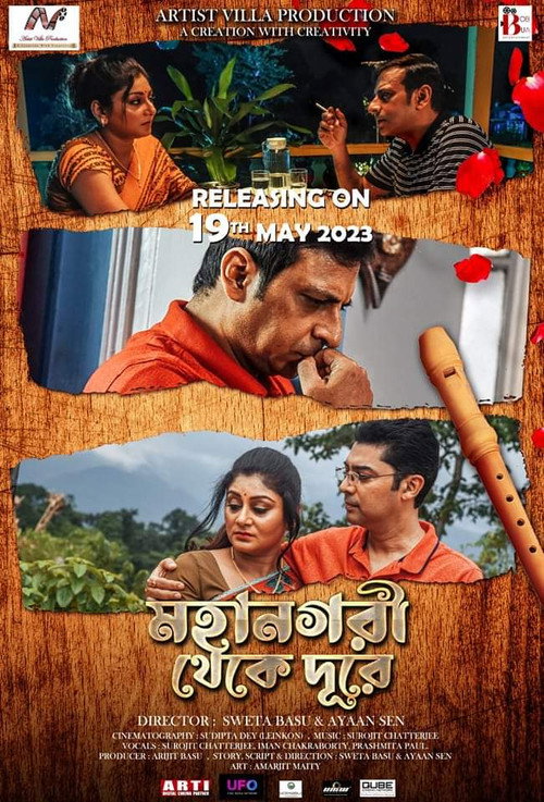 Movie poster for Mahanagari Theke Dure (2023)