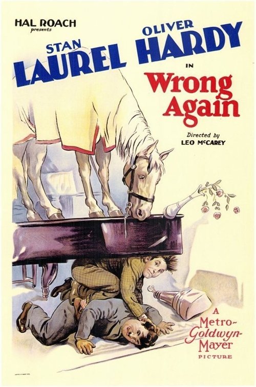 Movie poster for Wrong Again (1929)
