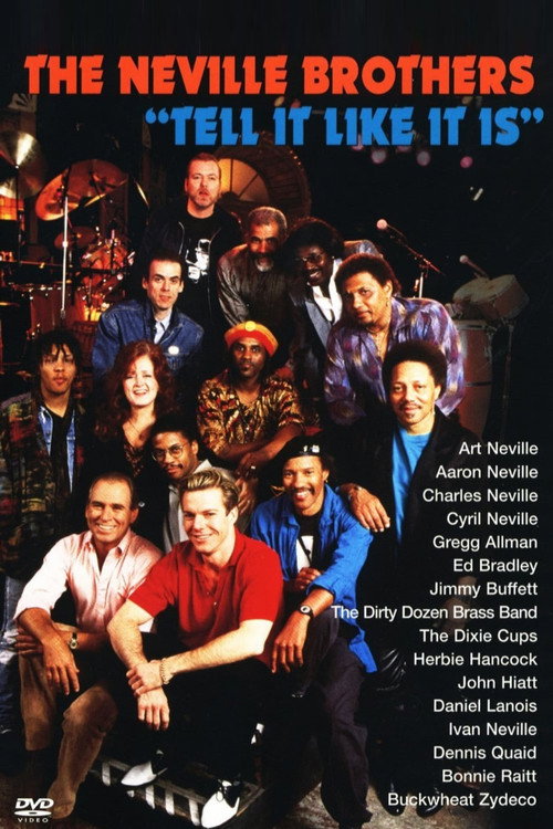 Movie poster for The Neville Brothers: Tell It Like It Is (1991)
