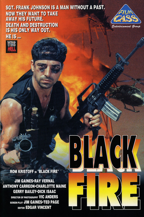 Movie poster for Black Fire (1986)
