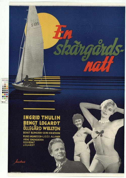 Movie poster for En skärgårdsnatt (1953)
