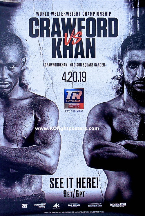 Movie poster for Terence Crawford vs. Amir Khan (2019)