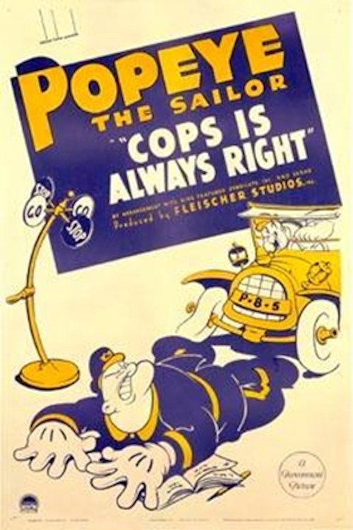 Movie poster for Cops Is Always Right (1938)