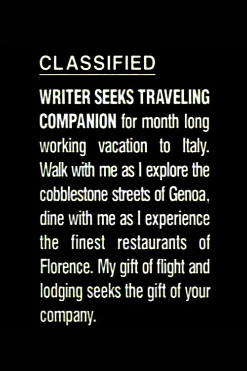 Movie poster for Traveling Companion (1998)