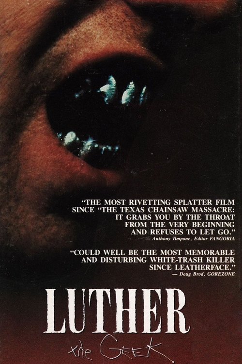 Movie poster for Luther the Geek (1989)