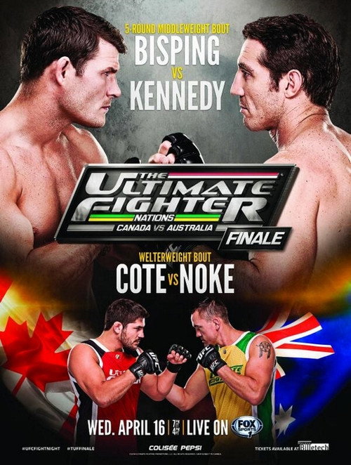 Movie poster for The Ultimate Fighter Nations Finale: Bisping vs. Kennedy (2014)