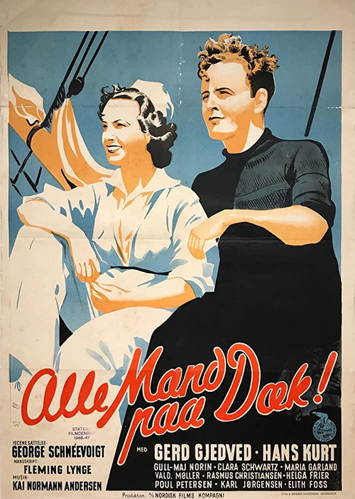Movie poster for Alle mand på dæk (1942)