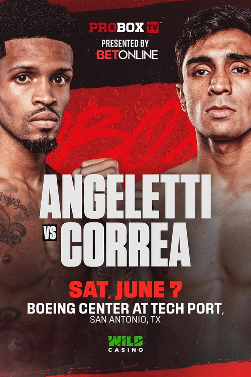 Movie poster for Michael Angeletti vs. Eros Correa (2025)