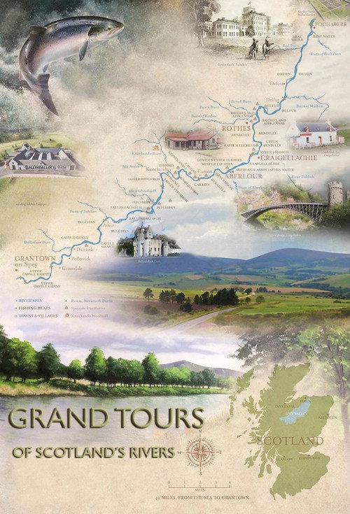 Series poster for Grand Tours of Scotland's Rivers (2021)
