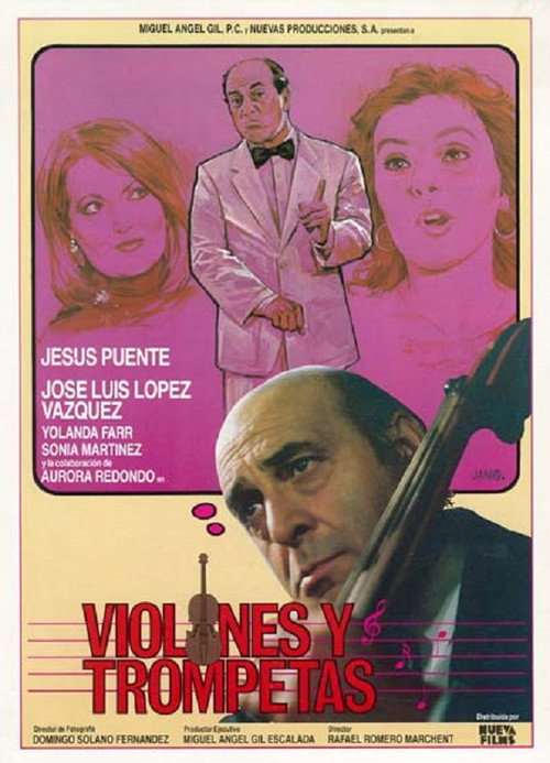 Movie poster for Violines y trompetas (1984)