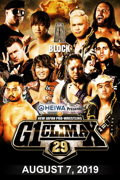 Movie poster for NJPW G1 Climax 29: Day 15 (2019)