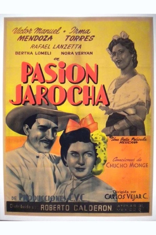 Movie poster for Pasión jarocha (1950)
