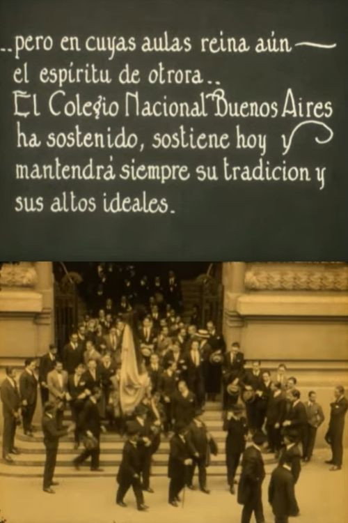 Movie poster for Recuerdos del Colegio Nacional Buenos Aires (1923)