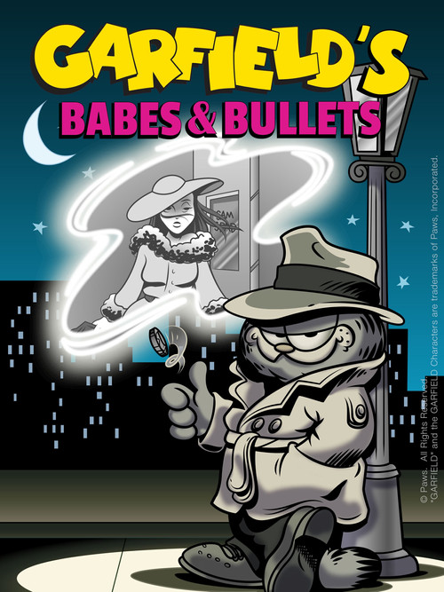 Movie poster for Garfield's Babes and Bullets (1989)