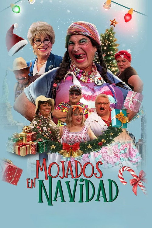 Movie poster for Mojados en Navidad (2025)