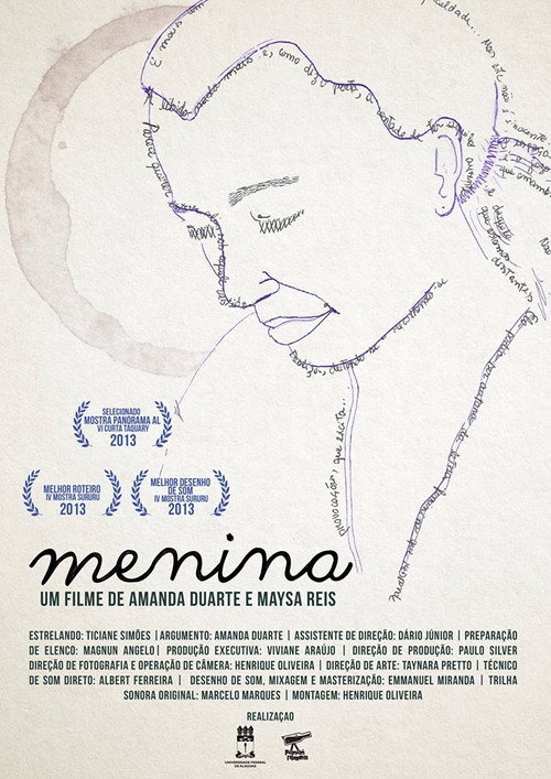 Movie poster for Menina (2013)