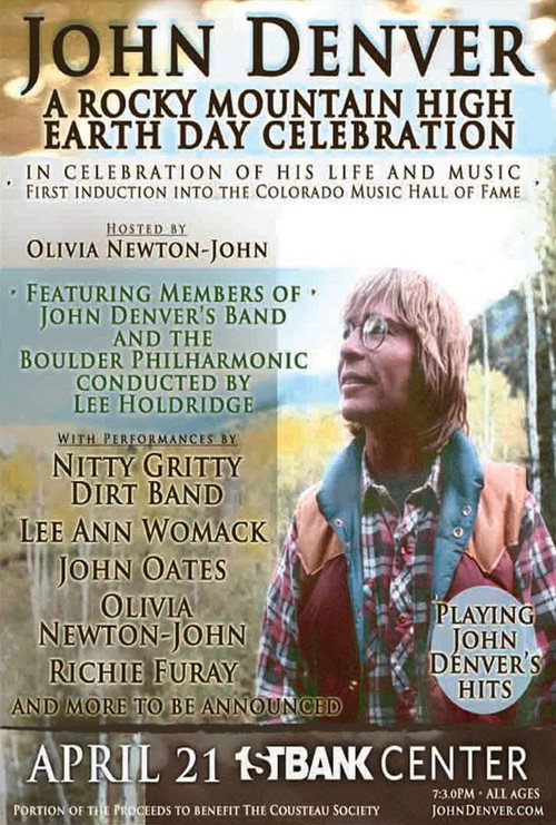 Movie poster for John Denver Rocky Mountain High An Earth Day Concert (2011)