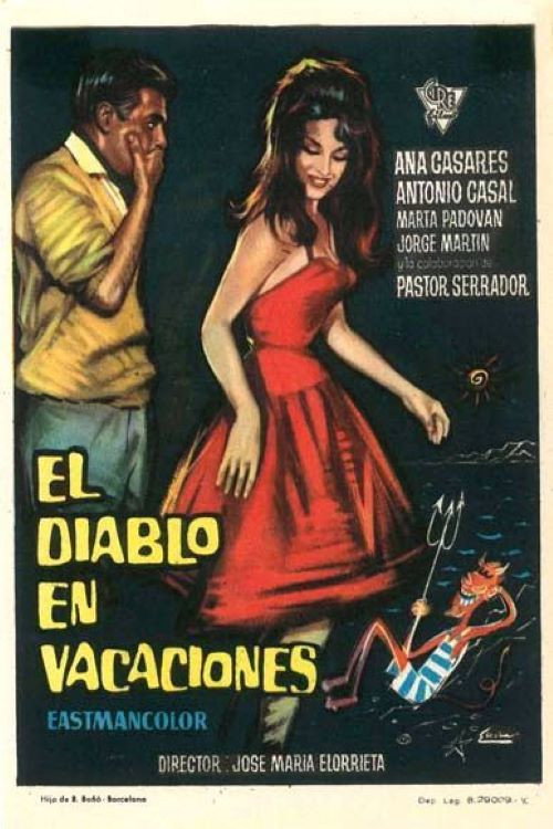 Movie poster for El diablo en vacaciones (1963)