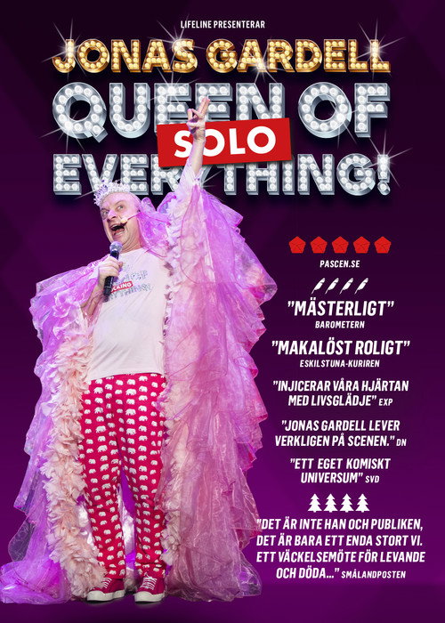 Movie poster for Jonas Gardell - Queen of fucking everything (2019)