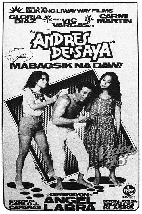 Movie poster for Andres De Saya (Mabagsik na Daw!) (1982)
