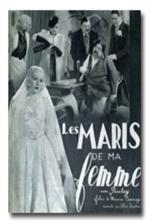 Movie poster for Les maris de ma femme (1937)