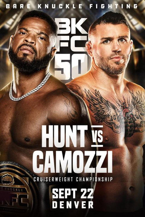 Movie poster for BKFC 50: Hunt vs Camozzi (2023)