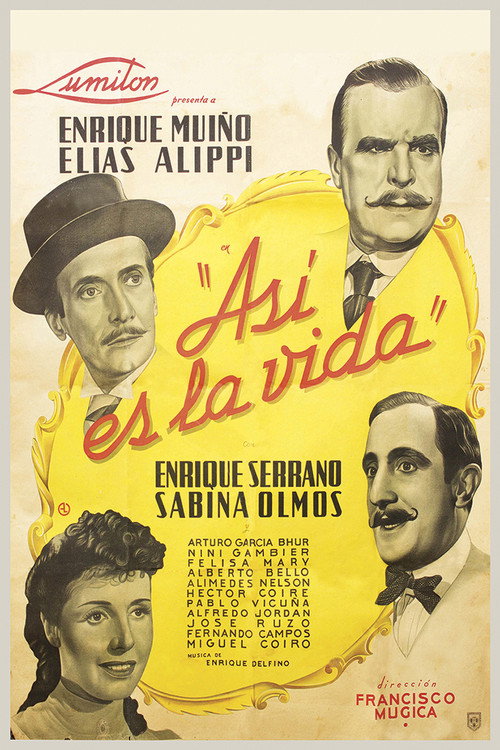 Movie poster for Así es la vida (1939)