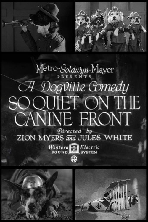Movie poster for So Quiet on the Canine Front (1931)