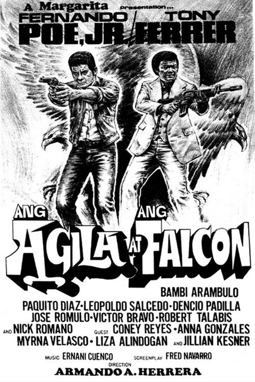 Movie poster for Ang Agila at Ang Falcon (1980)