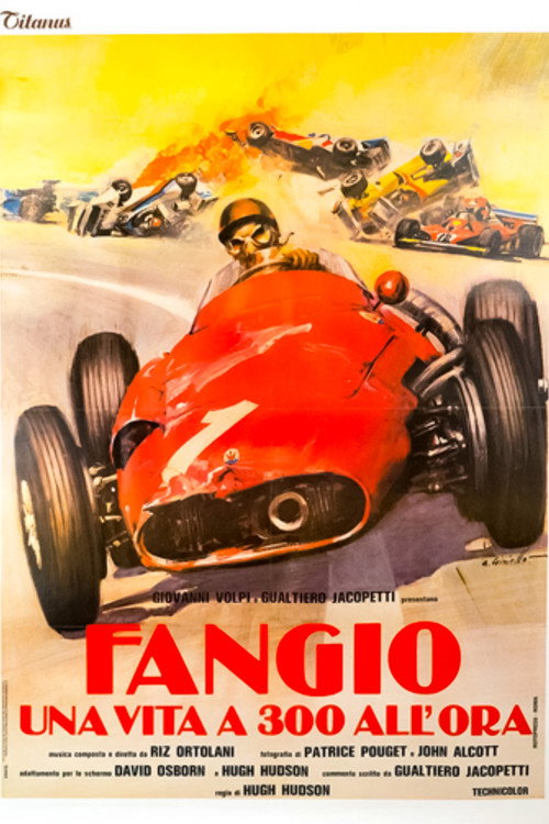 Movie poster for Fangio: Una vita a 300 all'ora (1980)