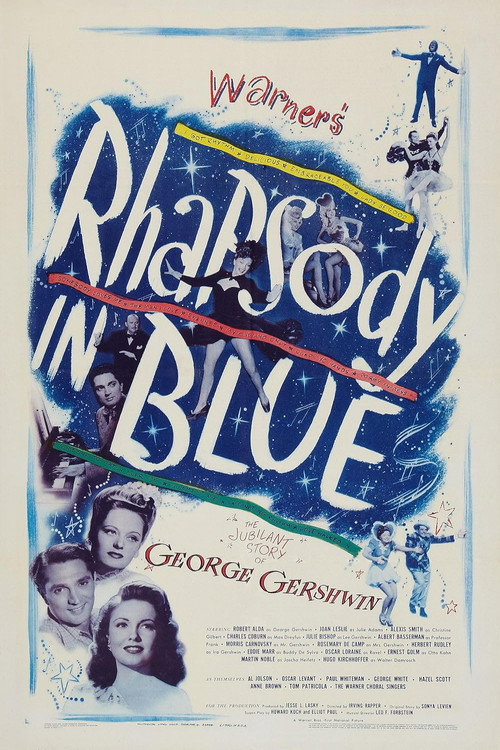 Movie poster for Rhapsody in Blue (1945)