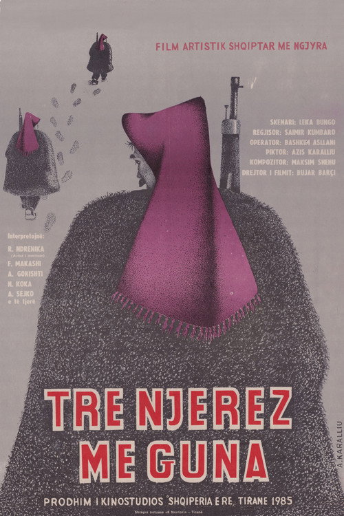 Movie poster for Three Cloaked Men (1985)