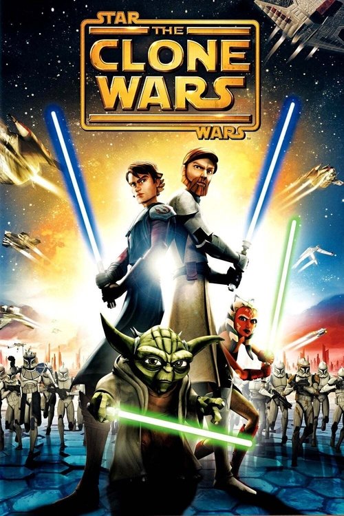 Movie poster for Star Wars: The Clone Wars (2008)