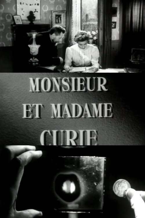 Movie poster for Monsieur and Madame Curie (1956)