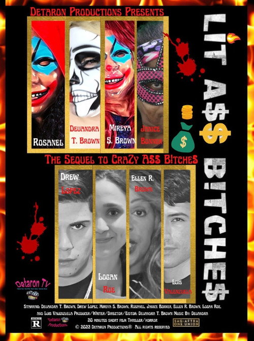 Movie poster for Lit A$$ Bitches (2022)